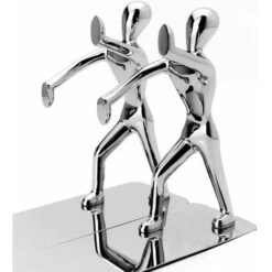 Paire De Serre-livres En Acier Inoxydable, En Forme D’hommes Pratiquant Le Kung-fu, Décoratifs, Tendance Et Créatifs, Pour Ranger Et Organiser Vos Livres à La Maison, Au Bureau, Dans Une Bibliothèque, -ATMOSPHERA || VIDAXL || Safavieh Soldes 72312226 3