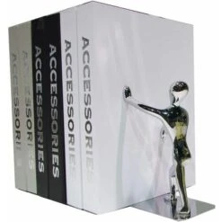 Paire De Serre-livres En Acier Inoxydable, En Forme D’hommes Pratiquant Le Kung-fu, Décoratifs, Tendance Et Créatifs, Pour Ranger Et Organiser Vos Livres à La Maison, Au Bureau, Dans Une Bibliothèque, -ATMOSPHERA || VIDAXL || Safavieh Soldes 72312226 4