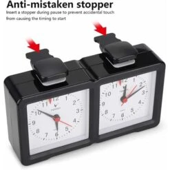 Horloge D'échecs, Pendule D'Échecs Chess Clock Chronomètre Professionnel D'échecs, Garde D'horloges D'échecs Mécanique,Horloge D'échecs Compte à Rebours -ATMOSPHERA || VIDAXL || Safavieh Soldes 72517540 3