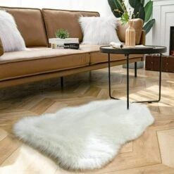 Tapis En Peau De Mouton Ultra Doux Tapis Moelleux Blanc Pour Chambre à Coucher Salon 2 Pi X 3 Pi 9 Tapis En Peau De Mouton Ultra Doux Tapis Moelleux Blanc Pour Chambre à Coucher Salon 2 Pi X 3 Pi -ATMOSPHERA || VIDAXL || Safavieh Soldes 72739745 3