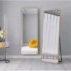 WeValley 137 X 37 Cm Miroir Sur Pied, Miroir De Sol, Miroirs Muraux, Miroir Autoportant, Alliage D'Aluminium Avec Cadre-Doré 1 WeValley 137 X 37 Cm Miroir Sur Pied, Miroir De Sol, Miroirs Muraux, Miroir Autoportant, Alliage D'Aluminium Avec Cadre-Doré -ATMOSPHERA || VIDAXL || Safavieh Soldes 73753241 1