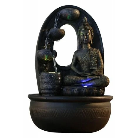 Fontaine Bouddha Harmonie - H 40 Cm - LED - Livraison Gratuite 3 Fontaine Bouddha Harmonie - H 40 Cm - LED - Livraison Gratuite