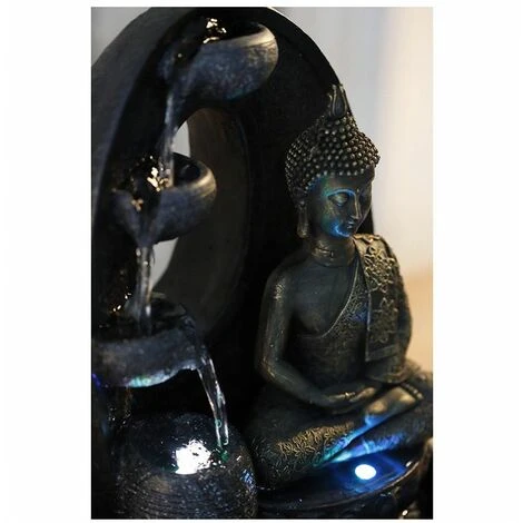 Fontaine Bouddha Harmonie - H 40 Cm - LED - Livraison Gratuite 4 Fontaine Bouddha Harmonie - H 40 Cm - LED - Livraison Gratuite â Image 2