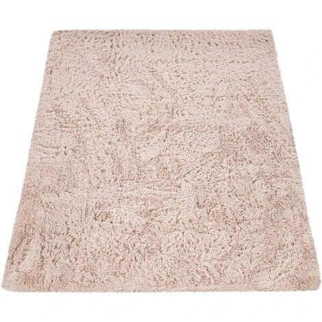 Paco Home Tapis De Salon Poils Longs Fausse Fourrure Shaggy Moelleux Monochrome 200x290 Cm, Crème 7 Paco Home Tapis De Salon Poils Longs Fausse Fourrure Shaggy Moelleux Monochrome 200x290 Cm, Crème – Image 5
