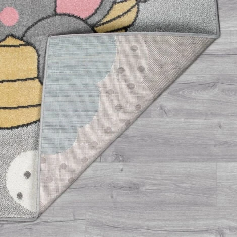 Paco Home Tapis Pour Enfant Chambre D'Enfant Fille Garçon Différents Motifs Et Tailles 80x150 Cm, Gris 6 Paco Home Tapis Pour Enfant Chambre D'Enfant Fille Garçon Différents Motifs Et Tailles 80x150 Cm, Gris – Image 4