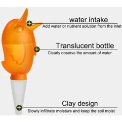 Arrosage De Jardin Automatique Motif D'oiseaux Mignons, Système D'arrosage D'intérieur, Arrosoir Pour Plantes D'intérieur En Pot (bleu) -ATMOSPHERA || VIDAXL || Safavieh Soldes 74611222 4