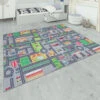 Paco Home Tapis De Jeu Chambre Enfant Gris Routes Filles Garçons 100x200 Cm, Gris 3 -ATMOSPHERA || VIDAXL || Safavieh Soldes 74621866 1