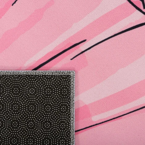 Paco Home Tapis Pour Enfant Tapis Lavable Chambre Enfant Étoile Lune Et Carreaux 160x230 Cm, Pink 5 6 Paco Home Tapis Pour Enfant Tapis Lavable Chambre Enfant Étoile Lune Et Carreaux 160x230 Cm, Pink 5 – Image 4