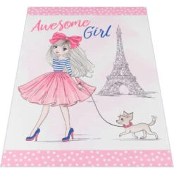 Paco Home Tapis Pour Enfant Tapis Lavable Chambre Enfant Étoile Lune Et Carreaux 160x230 Cm, Pink 5 11 Paco Home Tapis Pour Enfant Tapis Lavable Chambre Enfant Étoile Lune Et Carreaux 160x230 Cm, Pink 5 -ATMOSPHERA || VIDAXL || Safavieh Soldes 74621934 5