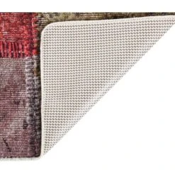 Tapis Lavable Antidérapant Patchwork 80x150 Cm Multicolore -ATMOSPHERA || VIDAXL || Safavieh Soldes 74645758 4