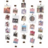 Family Cadre Photo Mural LOY Avec Corde Porte-Photos Avec 30 Petites Pinces DéCoration De La Maison Cadeau Mariage Et Anniversaire DéCoration De NoëL -ATMOSPHERA || VIDAXL || Safavieh Soldes 74707317 1