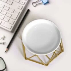 RHAFAYRE Huile Parfumée élégante Et Romantique Pour Bougies - Brûleur à Huile Géométrique - Bougie Aromatique-Bougeoir - Décoration Intérieure Ministère - Oil Burner Doré -ATMOSPHERA || VIDAXL || Safavieh Soldes 74786324 4