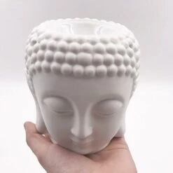 RHAFAYRE Brûleur à Huile D'aromathérapie En Céramique - Tête De Bouddha - Diffuseur D'huiles Essentielles - Encens Indiens - Bouddha Tibétain - Taille S – Blanc 8 RHAFAYRE Brûleur à Huile D'aromathérapie En Céramique - Tête De Bouddha - Diffuseur D'huiles Essentielles - Encens Indiens - Bouddha Tibétain - Taille S – Blanc -ATMOSPHERA || VIDAXL || Safavieh Soldes 74786325 3