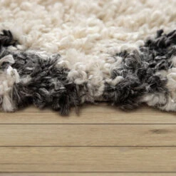 Paco Home Tapis À Poils Longs, Shaggy Doux Salon Style Scandinave Avec Motif Losanges 60x100 Cm, Crème -ATMOSPHERA || VIDAXL || Safavieh Soldes 74806270 2