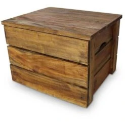 Jeu De Caisse De Rangement 2 Pcs Bois De Récupération Massif VidaXL -ATMOSPHERA || VIDAXL || Safavieh Soldes 7491889 4
