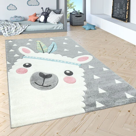 Paco Home Tapis Enfant Chambre Enfant Couleurs Pastel Modernes, Motifs Adorables, Effet 3D 80x150 Cm, Gris 3 Paco Home Tapis Enfant Chambre Enfant Couleurs Pastel Modernes, Motifs Adorables, Effet 3D 80x150 Cm, Gris