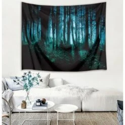 Effrayant Forêt Tapisserie Bois Tapisserie Forêt Arbre Tenture Murale Décor De Chambre 8 Effrayant Forêt Tapisserie Bois Tapisserie Forêt Arbre Tenture Murale Décor De Chambre -ATMOSPHERA || VIDAXL || Safavieh Soldes 74955032 2