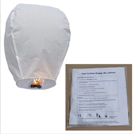 Déstockage Lanternes Chinoises Du Ciel Lanternes De Souhaits Lanterne En Papier Faite À La Main Lanterne Volante Biodégradable Respectueuses De Lenvironnement Pour Noël Mariages Et Fêtes Lot De 10 7 Déstockage Lanternes Chinoises Du Ciel Lanternes De Souhaits Lanterne En Papier Faite À La Main Lanterne Volante Biodégradable Respectueuses De Lenvironnement Pour Noël Mariages Et Fêtes Lot De 10 – Image 5