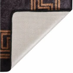 Tapis Lavable Antidérapant | Tapis De Salon Tapis D'entrée 80x300 Cm Noir Et Doré 43081 8 Tapis Lavable Antidérapant | Tapis De Salon Tapis D'entrée 80x300 Cm Noir Et Doré 43081 -ATMOSPHERA || VIDAXL || Safavieh Soldes 75525145 2