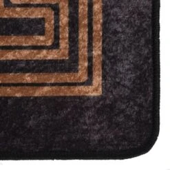 Tapis Lavable Antidérapant | Tapis De Salon Tapis D'entrée 80x300 Cm Noir Et Doré 43081 11 Tapis Lavable Antidérapant | Tapis De Salon Tapis D'entrée 80x300 Cm Noir Et Doré 43081 -ATMOSPHERA || VIDAXL || Safavieh Soldes 75525145 5