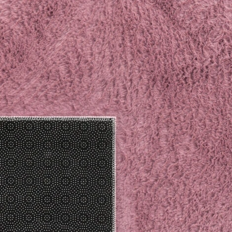 Paco Home Tapis De Salon Fausse Fourrure Peluche Tapis Shaggy Long Lavable Divers Couleurs 60x90 Cm, Violet Rose 6 Paco Home Tapis De Salon Fausse Fourrure Peluche Tapis Shaggy Long Lavable Divers Couleurs 60x90 Cm, Violet Rose – Image 4
