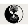 AIDUCHO Décoration Murale En Métal - Arbre De Vie - Décoration Murale En Métal Yin Yang 40x40 Cm Noir -ATMOSPHERA || VIDAXL || Safavieh Soldes 75571523 1