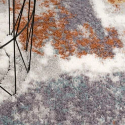 Paco Home Tapis De Salon Poil Long Shaggy Vintage Motif Abstrait Moderne 60x100 Cm, Multicolore -ATMOSPHERA || VIDAXL || Safavieh Soldes 76131112 3