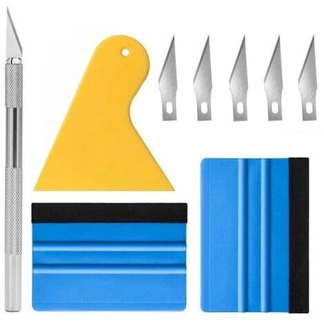 Outil De Pellicule De Outil De Film Pour Fenêtre Outil De Teinte Pour Fenêtre Outil De Papier Peint Avec Raclette En Feutre, Couteau Pour Passe-temps 8Pcs 7 Outil De Pellicule De Outil De Film Pour Fenêtre Outil De Teinte Pour Fenêtre Outil De Papier Peint Avec Raclette En Feutre, Couteau Pour Passe-temps 8Pcs – Image 5