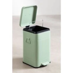 Poubelle à Pédale Algaida SKLUM Vert Menthe -ATMOSPHERA || VIDAXL || Safavieh Soldes 76334711 4
