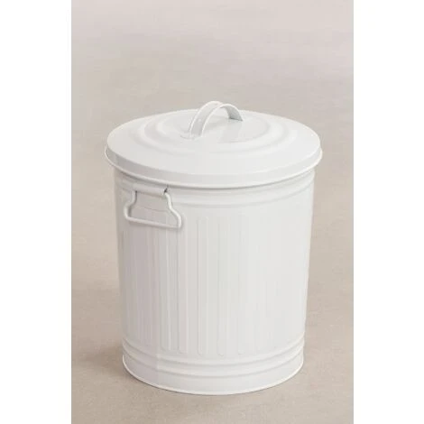 Corbeille Avec Couvercle Sonella SKLUM Blanc 5 Corbeille Avec Couvercle Sonella SKLUM Blanc – Image 3