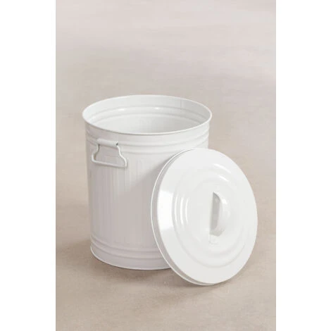 Corbeille Avec Couvercle Sonella SKLUM Blanc 6 Corbeille Avec Couvercle Sonella SKLUM Blanc – Image 4