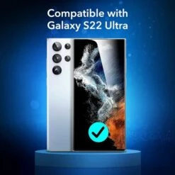 Protecteur D'objectif Compatible Avec S22 Ultra 5G, Anti-traces De Doigts, Verre Trempé Ultra Fin Anti-rayures, Blanc -ATMOSPHERA || VIDAXL || Safavieh Soldes 76335216 2