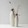Lot De 2 Vases En Céramique, Vase Moderne Blanc, Décor Moderne En Céramique, Manteau De Feu, Décoration De Cheminée, Vase À Fleurs Moderne Rustique -ATMOSPHERA || VIDAXL || Safavieh Soldes 76617913 1
