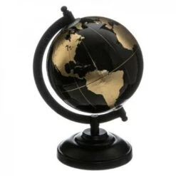 Globe Terrestre Noir Et Or H22 Cm 7 Globe Terrestre Noir Et Or H22 Cm -ATMOSPHERA || VIDAXL || Safavieh Soldes 76893542 3