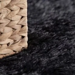 Paco Home Tapis De Salon Poils Longs Fausse Fourrure Shaggy Moelleux Monochrome 60x100 Cm, Noir -ATMOSPHERA || VIDAXL || Safavieh Soldes 77009214 4