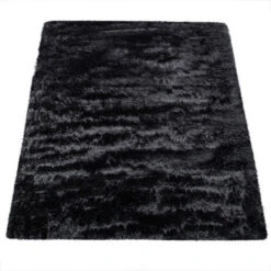 Paco Home Tapis De Salon Poils Longs Fausse Fourrure Shaggy Moelleux Monochrome 60x100 Cm, Noir -ATMOSPHERA || VIDAXL || Safavieh Soldes 77009214 5