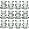 Lot De 12 Bougeoirs En Verre Transparent Pour Mariage, Rendez-vous Galant, Décoration D'intérieur Longziming -ATMOSPHERA || VIDAXL || Safavieh Soldes 77244932 1