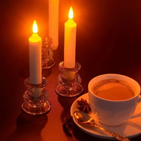 Lot De 12 Bougeoirs En Verre Transparent Pour Mariage, Rendez-vous Galant, Décoration D'intérieur Longziming 6 Lot De 12 Bougeoirs En Verre Transparent Pour Mariage, Rendez-vous Galant, Décoration D'intérieur Longziming – Image 4