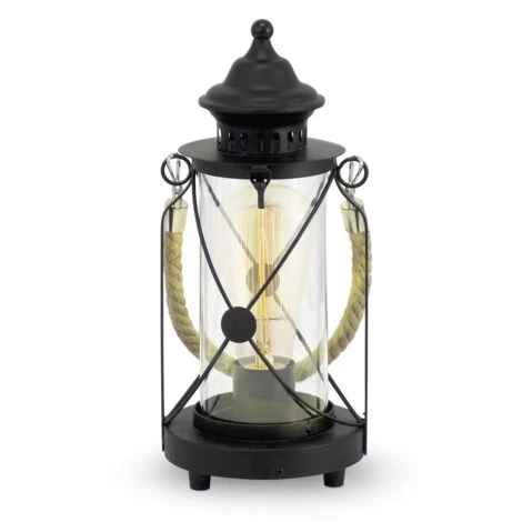 Eglo Lampe De Table BRADFORD Noir, E27 Max. 1X60W 6 Eglo Lampe De Table BRADFORD Noir, E27 Max. 1X60W – Image 4