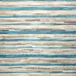 80x150 - Tapis Kilim 80x150 ZAIRA Bleu Fait Main En Peau De Bête Certification Care And Fair Idéal Pour Chambre -ATMOSPHERA || VIDAXL || Safavieh Soldes 7763395 4