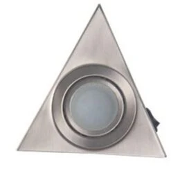 Lanterne Triangulaire En Acier Inoxydable LED Avec Projecteur Intégré Armoire D'éclairage De Cuisine Armoire D'exposition Armoire D'armoire à Meubles.