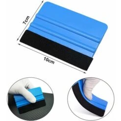 10Pcs Professionnel Felt Bord Raclette Kit, Grattoir De Bord De Feutre De Voiture 4 Pouces, Outils De Teinture De Film De Fenêtre De Voiture, Avec Raclette En Feutre Et Couteau Précision -ATMOSPHERA || VIDAXL || Safavieh Soldes 78176771 3