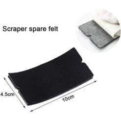 10Pcs Professionnel Felt Bord Raclette Kit, Grattoir De Bord De Feutre De Voiture 4 Pouces, Outils De Teinture De Film De Fenêtre De Voiture, Avec Raclette En Feutre Et Couteau Précision -ATMOSPHERA || VIDAXL || Safavieh Soldes 78176771 4