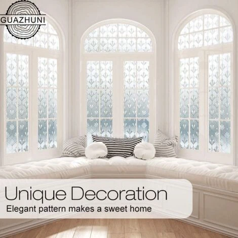 Film Pour Vitre Electrostatique, Film Fenetre Anti Regard Occultant Fenêtre Non Adhésif Reutilisable Dépoli Opaque Motif Fleur, Bureau Maison Salle De Bain Chambre Cuisine50x200CM 3 Film Pour Vitre Electrostatique, Film Fenetre Anti Regard Occultant Fenêtre Non Adhésif Reutilisable Dépoli Opaque Motif Fleur, Bureau Maison Salle De Bain Chambre Cuisine50x200CM