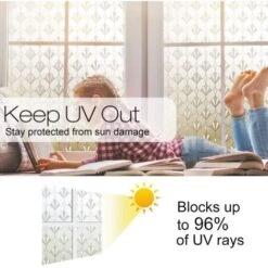 Film Pour Vitre Electrostatique, Film Fenetre Anti Regard Occultant Fenêtre Non Adhésif Reutilisable Dépoli Opaque Motif Fleur, Bureau Maison Salle De Bain Chambre Cuisine50x200CM 9 Film Pour Vitre Electrostatique, Film Fenetre Anti Regard Occultant Fenêtre Non Adhésif Reutilisable Dépoli Opaque Motif Fleur, Bureau Maison Salle De Bain Chambre Cuisine50x200CM -ATMOSPHERA || VIDAXL || Safavieh Soldes 78386255 4