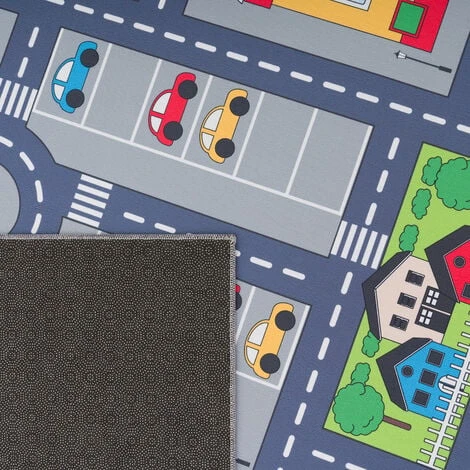 Paco Home Tapis De Jeu Chambre Enfant Gris Routes Filles Garçons 80x150 Cm, Gris 2 6 Paco Home Tapis De Jeu Chambre Enfant Gris Routes Filles Garçons 80x150 Cm, Gris 2 – Image 4