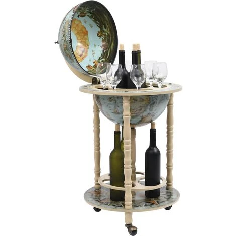 Nova Cantinetta Avec Un Globe De Bar Avec L'eucalyptus Prend En Charge Diverses Couleurs Couleur : Bleu Et Blanc 6 Nova Cantinetta Avec Un Globe De Bar Avec L'eucalyptus Prend En Charge Diverses Couleurs Couleur : Bleu Et Blanc â Image 4