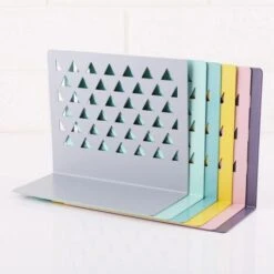 Serre-livres En Métal Creux, Fournitures De Bureau à Domicile,Violet -ATMOSPHERA || VIDAXL || Safavieh Soldes 78767397 3