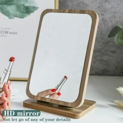 Miroir De Maquillage En Bois Miroir De Table En Bois Miroir De Bureau Portable Miroir Cosmétique Avec Cadre En Bois(Rectangle) 10 Miroir De Maquillage En Bois Miroir De Table En Bois Miroir De Bureau Portable Miroir Cosmétique Avec Cadre En Bois(Rectangle) -ATMOSPHERA || VIDAXL || Safavieh Soldes 78950065 4