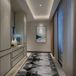 Tapis De Cuisine Tapis Long Couloir, Lavable Antiderapant Motifs Géométriques Tapis Cuisine Tapis Chambre Adulte Tapis Cuisine Devant Evier Pour Cuisine, Couloir, Passage, Chambre -ATMOSPHERA || VIDAXL || Safavieh Soldes 79319927 2